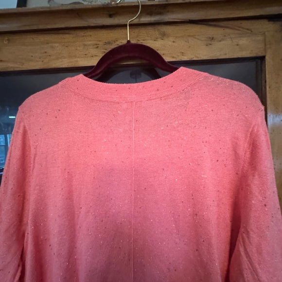 J. Jill Coral Pink Lightweight Tunic Sweater NWT 2X - Picture 4 of 9